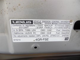 2015 LEXUS IS250 SILVER 2.5 AT 2WD Z19824